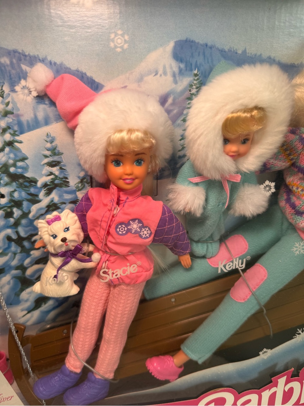 Vintage Barbie Winter Holiday Coffret Shorts d’Hiver Gift Set NIB - Picture 4 of 10